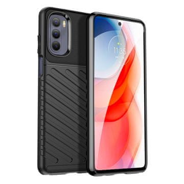 HURTEL Thunder Case ovitek za Motorola Moto G Stylus 2022 (črn)