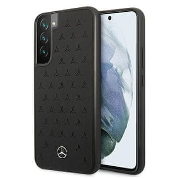 MERCEDES Ovitek Mercedes s vzorcem zvezd za Samsung Galaxy S22+ - Črna
