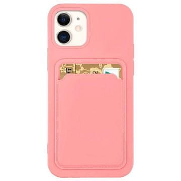 HURTEL Hurtel Card Case silikonska denarnica z režo za kartico za Samsung Galaxy A73, roza
