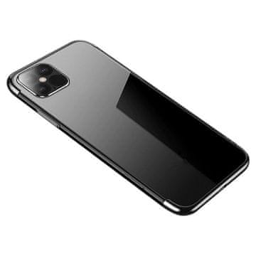 HURTEL Hurtel Clear Color ovitek TPU gel z metalnim okvirjem za Samsung Galaxy A13 5G, črna