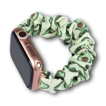 HURTEL Tkan pas za Apple Watch 42/44/45mm - Avokado Zelena