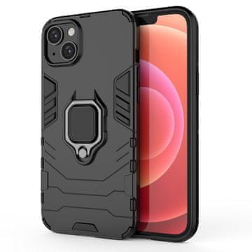 HURTEL Hurtel Ring Armor ovitek za iPhone 14 Plus - črn