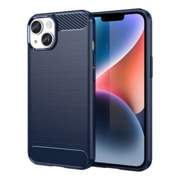 HURTEL Hurtel Carbon ovitek za iPhone 14 Plus, moder