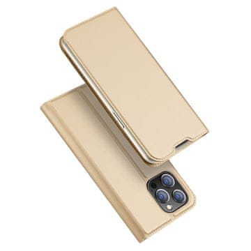 Dux Ducis Dux Ducis Dux Ducis Skin Pro Flip ovitek za iPhone 14 Pro, zlat
