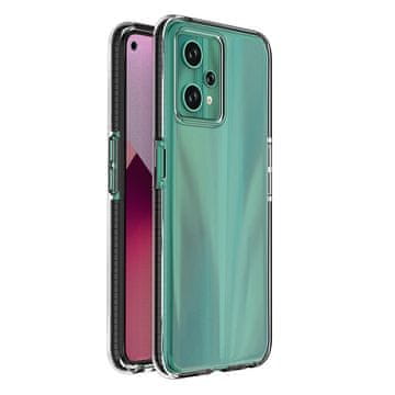HURTEL Hurtel Spring Case za Realme 9 Pro, silikonski ovitek s okvirjem, črn