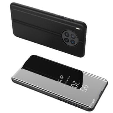HURTEL Hurtel Clear View Case etui za Huawei nova 8i s preklopom, črn