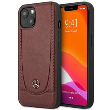 MERCEDES Mercedes Leather Urban ovitek za iPhone 14 Plus, rdeč