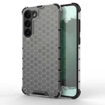 HURTEL Honeycomb oklopni hibridni ovitek za Samsung Galaxy S23+ - črn