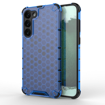 HURTEL Honeycomb oklopni hibridni ovitek za Samsung Galaxy S23+ - moder