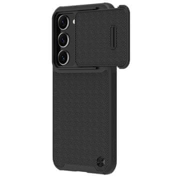 Nillkin Ovitek Nillkin Textured S z zaščito kamere za Samsung Galaxy S23+ - črn