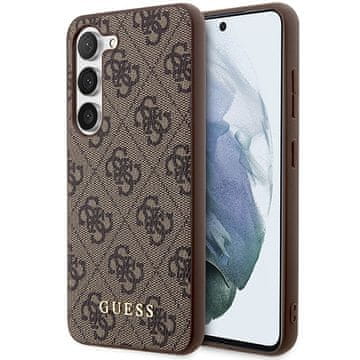 Guess Ovitek Metal Gold Logo Rjava barva