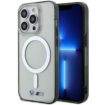 Bmw Prozoren ovitek BMW MagSafe srebrn za iPhone 14 Pro