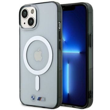 Bmw Prozoren ovitek BMW Hardcase MagSafe srebrn obroč za iPhone 14