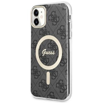 Guess Ovitek Hardcase 4G MagSafe za iPhone 11 črne barve