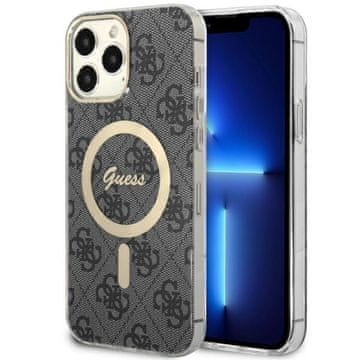 Guess Ovitek za iPhone 13 Pro Max Hardcase 4G MagSafe črn