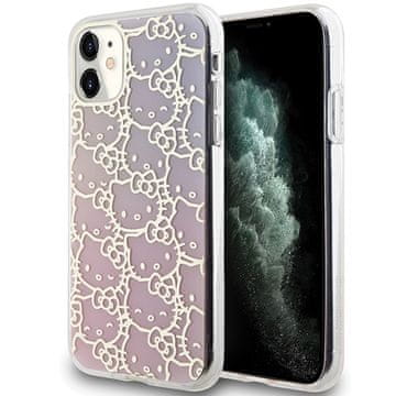 HELLO KITTY Ovitek za iPhone 11 Hello Kitty v rdečem gradientu