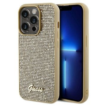 Guess Ovitek Disco Metal Gold za iPhone 14 Pro