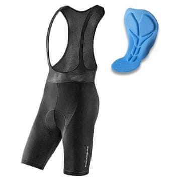 ROCKBROS Kolesarske bib kratke hlače Rockbros RK2002M z vložkom M - črna