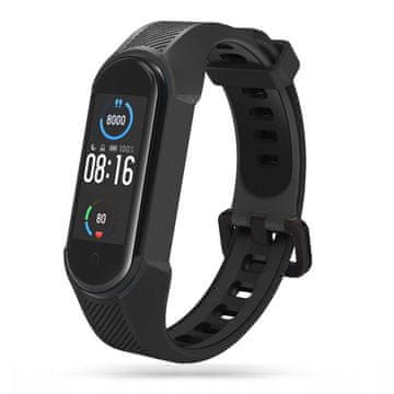 Tech-protect Tech-Protect Armor pašček za Xiaomi Mi Smart Band 5 / 6 / 7 / NFC - črn