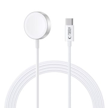 Tech-protect Tech-Protect UltraBoost magnetni induktivni polnilnik za Apple Watch (USB-C) 1.2m - bela