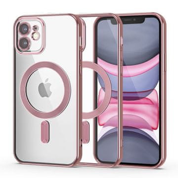 Tech-protect Tech-Protect MagShine Line MagSafe ovitek iPhone 11 - roza