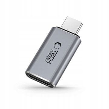Tech-protect Tech-Protect UltraBoost USB-C (M) v Lightning (Ž) adapter, Siva