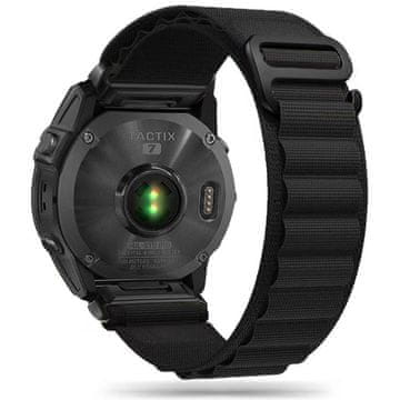 Tech-protect Tech-Protect Najlonski Pro pašček za Garmin Fenix 3/5X/3HR/5X Plus/6X/6X Pro/7X, Črn