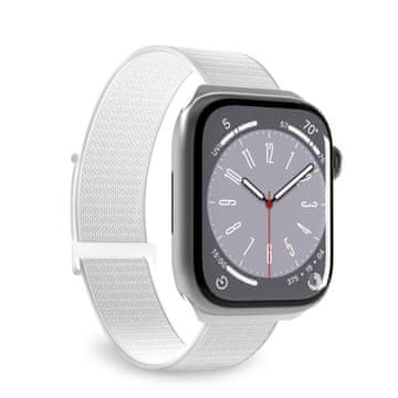 Puro Puro Sport najlonski pašček za Apple Watch 38/40/41 mm, Bel