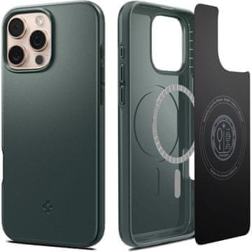 Spigen Spigen Thin Fit MagSafe ovitek za iPhone 16 Pro Max - zelena