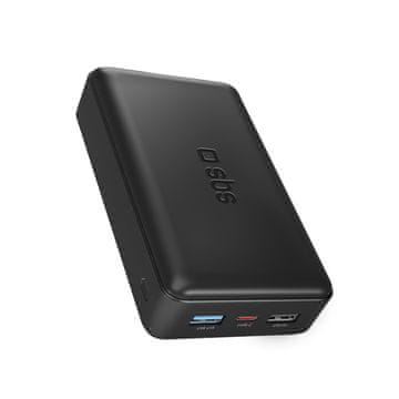 SBS Powerbank Puro Fast 20000 mAh 2x USB-A + 1x USB-C - črn