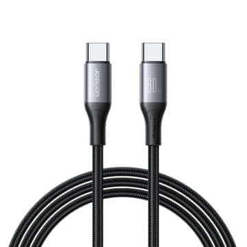 Joyroom Joyroom S-A28 USB-C - USB-C 60W kabel 1m (črn)