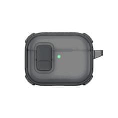 Titan Zaščitna ovitek AmazingThing Titan Pro Mag Clear za AirPods Pro 3 - Črna