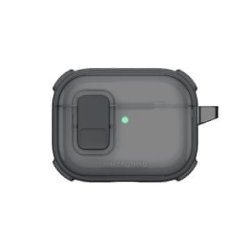 Titan Zaščitna ovitek AmazingThing Titan Pro Mag Clear za AirPods Pro 3 - Črna