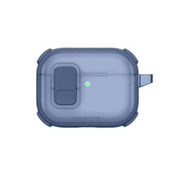 Titan Zaščitna ovitek AmazingThing Titan Pro Mag Clear za AirPods Pro 3 - Modra