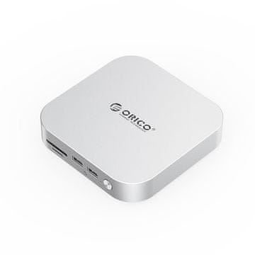 Orico Orico MiniLink 9-v-1 priklopna postaja z M.2 SSD ležiščem, srebrna