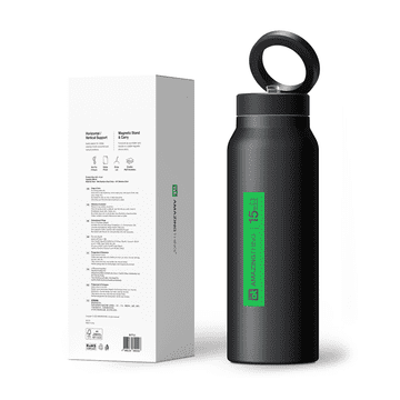 slomart Športna steklenica AmazingThing z magnetnim stojalom, 800 ml, črna