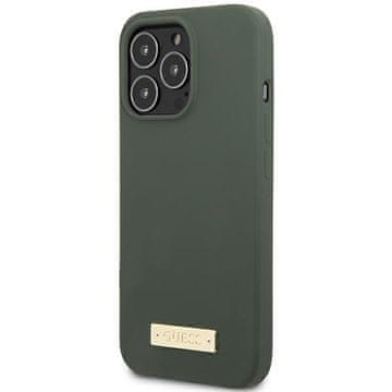 Guess GUESS TRDI OVITEK ZA IPHONE 13 PRO 13 6.1 SILIKON ZA LOGO PLOŠČICO MAGSAFE