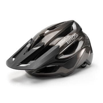 ROCKBROS Gorska kolesarska čelada Rockbros LK-99 z vizirjem in magnetno zaponko, 58-62 cm, titan