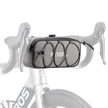 ROCKBROS Rockbros TL001 Road to Sky 1.9L vodoodporna torba za krmilo - siva