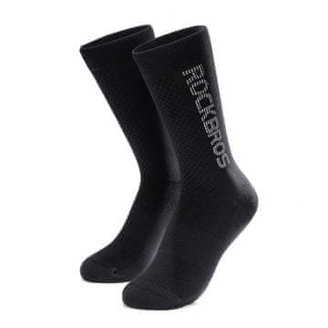 ROCKBROS Rockbros 490067003 odsevne kolesarske nogavice M - črna