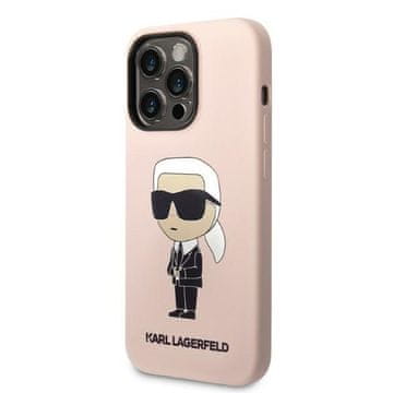 Karl Lagerfeld OVITEK KARL LAGERFELD HARDCASE ZA IPHONE 14 PRO 6.1 KLHCP14LSNIKBCP SILIKON