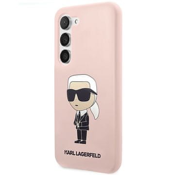 Karl Lagerfeld TRDI ETUI KARL LAGERFELD ZA S23+ S916 S SILIKONSKIM ZAKLJUČKOM IKONIK