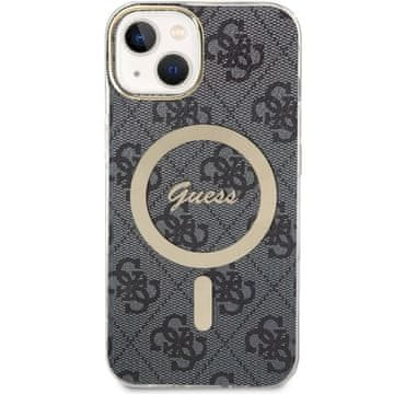 Guess OVITEK GUESS TRDI ZA IPHONE 14 15 136.1 ZA MAGSAFE 4G ČRN