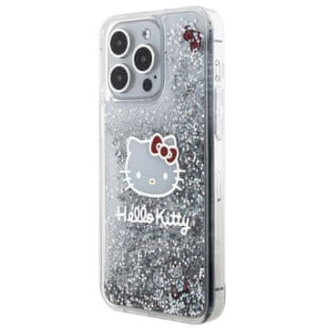 HELLO KITTY OVITEK HELLO KITTY HARDCASE ZA IPHONE 15 PRO MAX 6.7 S TEKOČIMI BLEŠČICAMI CHARMS