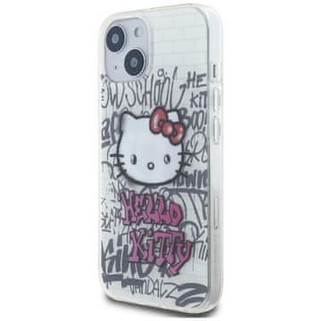 HELLO KITTY OVITEK HELLO KITTY HARDCASE ZA IPHONE 13 14 15 6.1 S KITTY NA BRICKS GRAFFITI