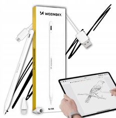 WOZINSKY Wozinsky WRA-08 pisalo za iPad z USB-C hitrim polnjenjem, belo