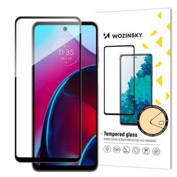 HURTEL Kaljeno steklo za Motorola Moto G Stylus 2022 9H za celoten zaslon s črnim robom Tempered Glass