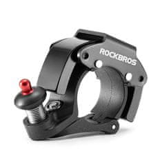 ROCKBROS Kolesarski zvonec v obliki črke C – črn