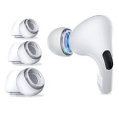 Tech-protect Ušesni nastavki za AirPods Pro 1/2 v velikostih s/m/l beli - 6 kosov.