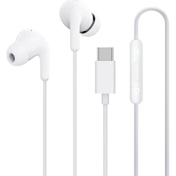 Xiaomi BHR8931GL žične slušalke USB-C z daljinskim upravljalnikom, bele